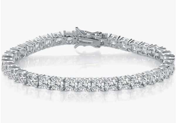 Tennis Bracelet for Women and Men 3mm-7mm Cubic Zirconia 18K White Gold/Yellow Gold Plated Size 6-8.5 inches